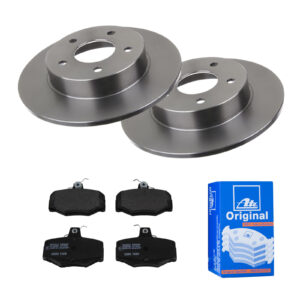 ATE Bremsesæt, skivebremser ijf141dtb1 bagaksel fuld 278mm 10mm for NISSAN