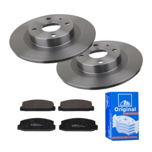 ATE Bremsesæt, skivebremser ijf141e6q7 bagaksel fuld 261mm 10mm for MAZDA