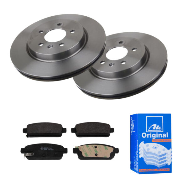 ATE Bremsesæt, skivebremser ijf141e6z3 bagaksel ventileret 315mm 23mm for OPEL VAUXHALL