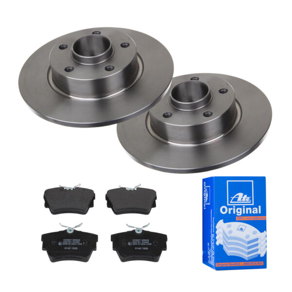 ATE Bremsesæt, skivebremser ijf141e807 bagaksel fuld 280mm 12mm for VAUXHALL OPEL NISSAN RENAULT FIAT