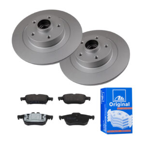 ATE Bremsesæt, skivebremser ijf141e911 bagaksel fuld 300mm 11mm for RENAULT