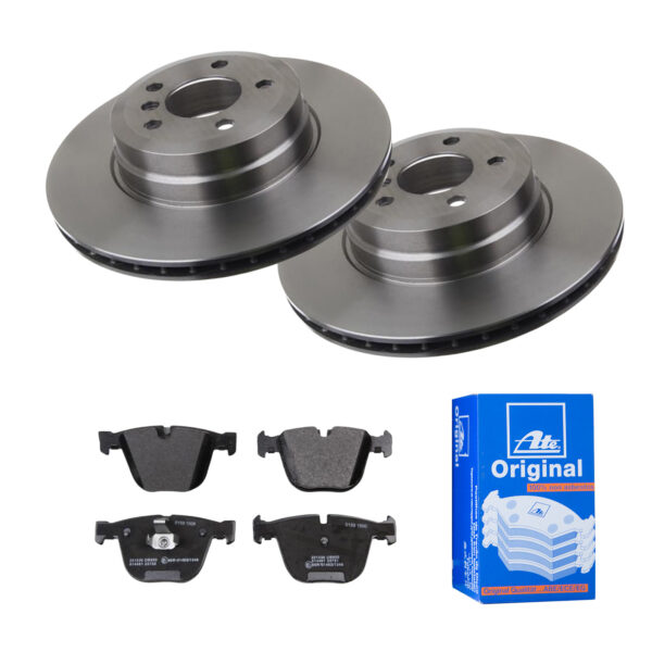ATE Bremsesæt, skivebremser ijf141eb49 bagaksel ventileret 345mm 24mm for BMW