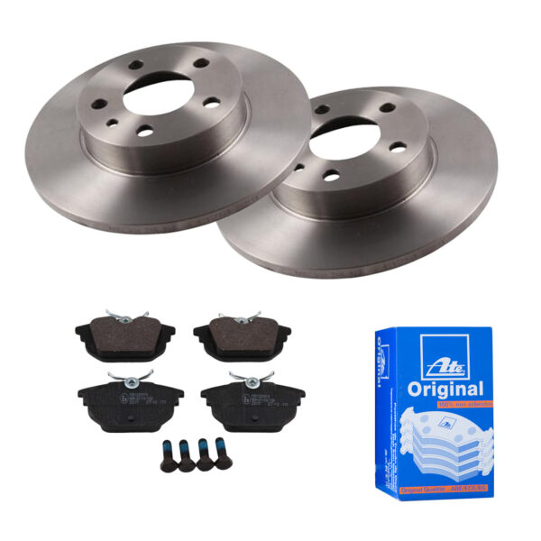 ATE Bremsesæt, skivebremser ijf141ec63 bagaksel fuld 240mm 11mm for FIAT