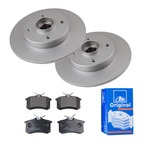 ATE Bremsesæt, skivebremser ijf141eie7 bagaksel fuld 249mm 9mm for PEUGEOT CITROËN VAUXHALL RENAULT