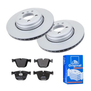 ATE Bremsesæt, skivebremser ijf141ej55 bagaksel ventileret 345mm 24mm for BMW