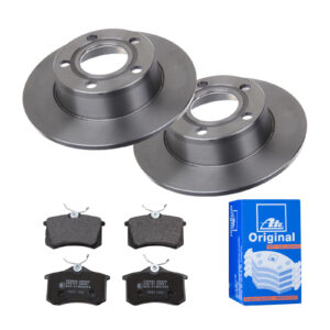 ATE Bremsesæt, skivebremser ijf141ejz3 bagaksel fuld 255mm 10mm for VAG SKODA