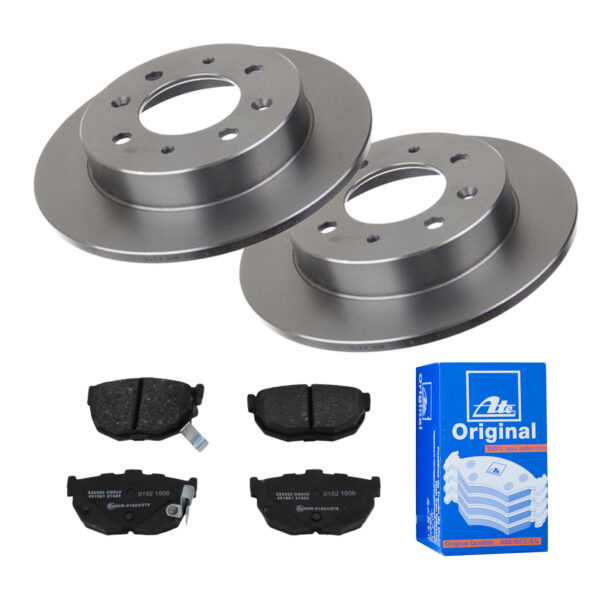 ATE Bremsesæt, skivebremser ijf141ep27 bagaksel fuld 258mm 10mm for HYUNDAI KIA