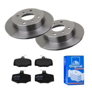 ATE Bremsesæt, skivebremser ijf141eut9 bagaksel fuld 258mm 10mm for NISSAN