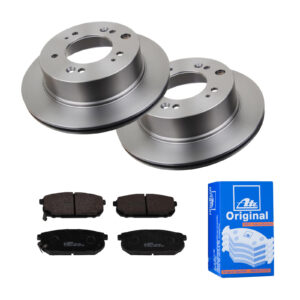 ATE Bremsesæt, skivebremser ijf141ezn3 bagaksel ventileret 315mm 20mm for KIA