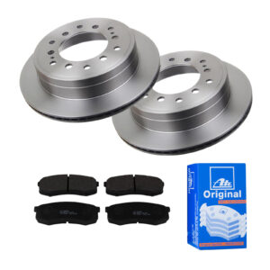 ATE Bremsesæt, skivebremser ijf141f0h1 bagaksel ventileret 312mm 18mm for TOYOTA LEXUS MITSUBISHI