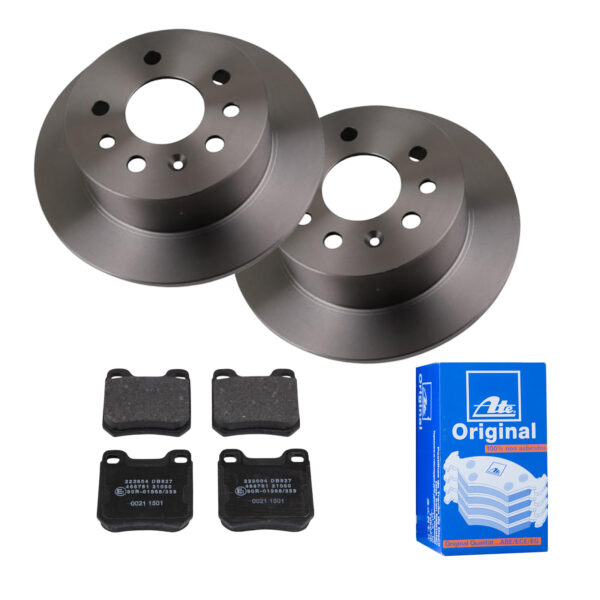 ATE Bremsesæt, skivebremser ijf141f1j5 bagaksel fuld 260mm 10mm for OPEL VAUXHALL SAAB