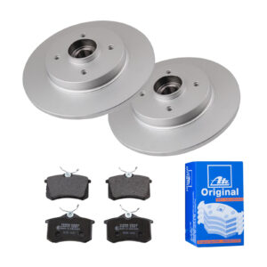 ATE Bremsesæt, skivebremser ijf141f5f5 bagaksel fuld 268mm 12mm for CITROËN PEUGEOT