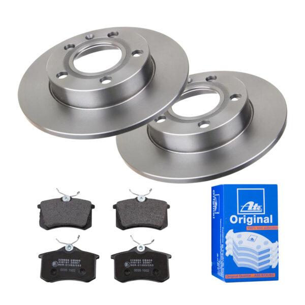ATE Bremsesæt, skivebremser ijf141f771 bagaksel fuld 245mm 10mm for VAG SEAT