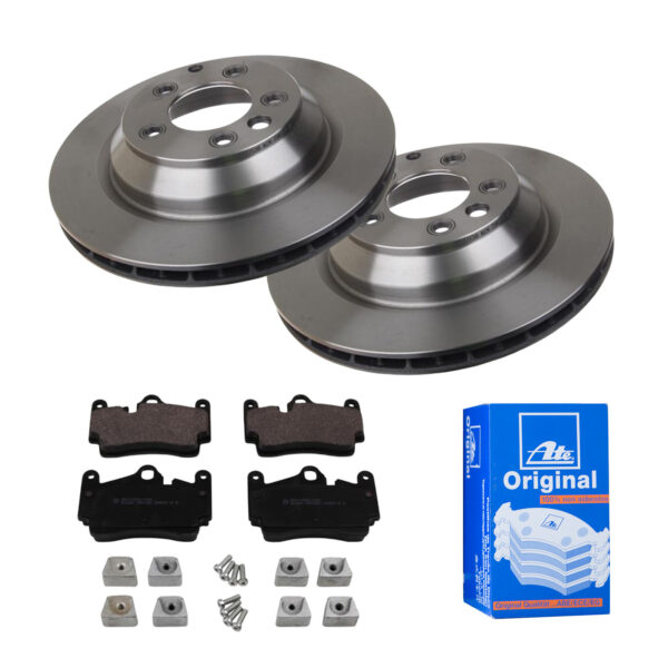 ATE Bremsesæt, skivebremser ijf141f8w7 bagaksel ventileret 358mm 28mm for VAG PORSCHE