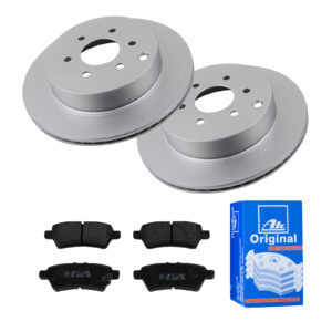 ATE Bremsesæt, skivebremser ijf141f9h9 bagaksel ventileret 308mm 18mm for NISSAN