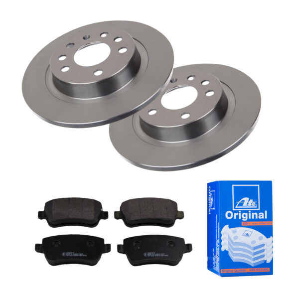 ATE Bremsesæt, skivebremser ijf141fft7 bagaksel fuld 278mm 11mm for VAUXHALL SAAB FIAT OPEL