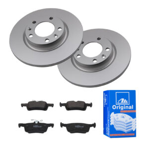 ATE Bremsesæt, skivebremser ijf141fy84 bagaksel fuld 268mm 12mm for CITROËN VAUXHALL PEUGEOT