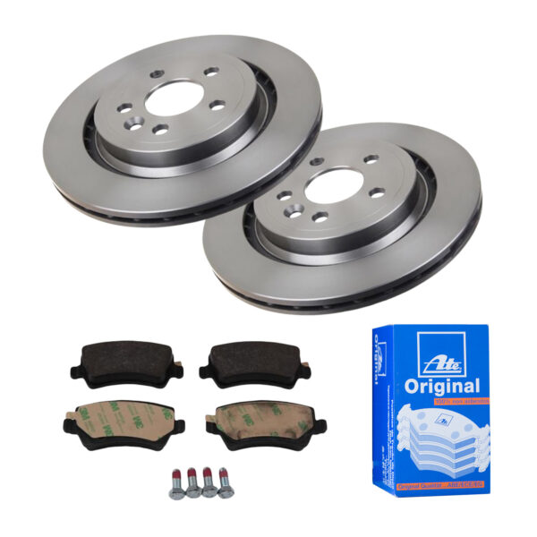 ATE Bremsesæt, skivebremser ijf141fyi0 bagaksel ventileret 302mm 22mm for VOLVO