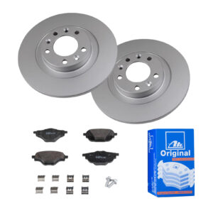 ATE Bremsesæt, skivebremser ijf141g0o8 bagaksel fuld 290mm 12mm for VAUXHALL PEUGEOT CITROËN TOYOTA
