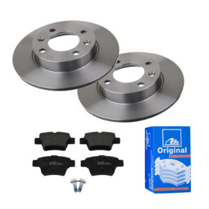 ATE Bremsesæt, skivebremser ijf141g4q4 bagaksel fuld 247mm 9mm for PEUGEOT CITROËN