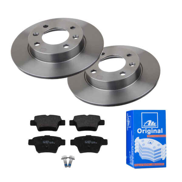 ATE Bremsesæt, skivebremser ijf141g4q4 bagaksel fuld 247mm 9mm for PEUGEOT CITROËN