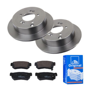ATE Bremsesæt, skivebremser ijf141g9e2 bagaksel fuld 284mm 10mm for HYUNDAI KIA