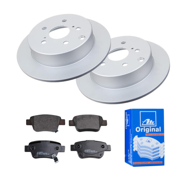 ATE Bremsesæt, skivebremser ijf141gho4 bagaksel fuld 290mm 10mm for TOYOTA