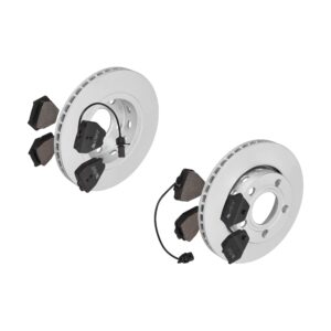 ATE Bremsesæt, skivebremser ijf141gka4 bagaksel ventileret 256mm 22mm for VAG