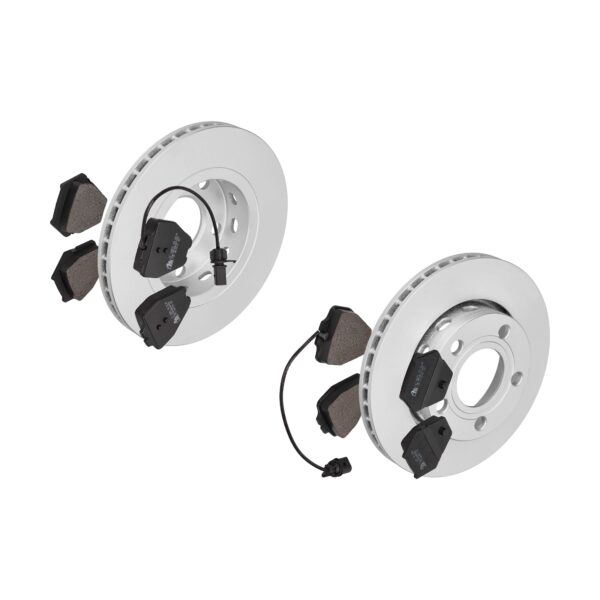 ATE Bremsesæt, skivebremser ijf141gka4 bagaksel ventileret 256mm 22mm for VAG