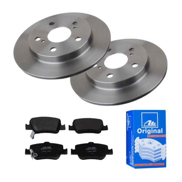 ATE Bremsesæt, skivebremser ijf141glk4 bagaksel fuld 259mm 9mm for TOYOTA