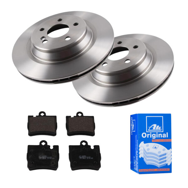 ATE Bremsesæt, skivebremser ijf141gom0 bagaksel ventileret 315mm 22mm for MAYBACH MERCEDES-BENZ