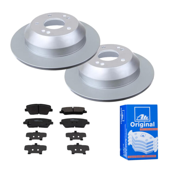 ATE Bremsesæt, skivebremser ijf141gr80 bagaksel fuld 302mm 11mm for HYUNDAI KIA