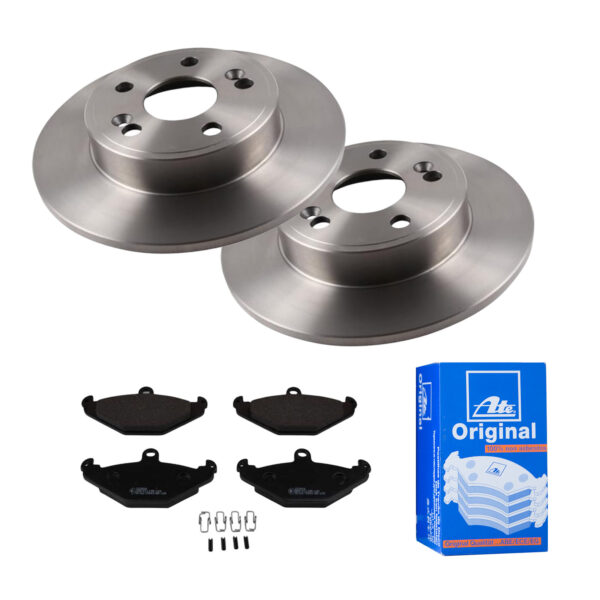 ATE Bremsesæt, skivebremser ijf141gvm2 bagaksel fuld 265mm 10mm for RENAULT