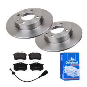 ATE Bremsesæt, skivebremser ijf141h2z0 bagaksel fuld 232mm 9mm for SEAT SKODA