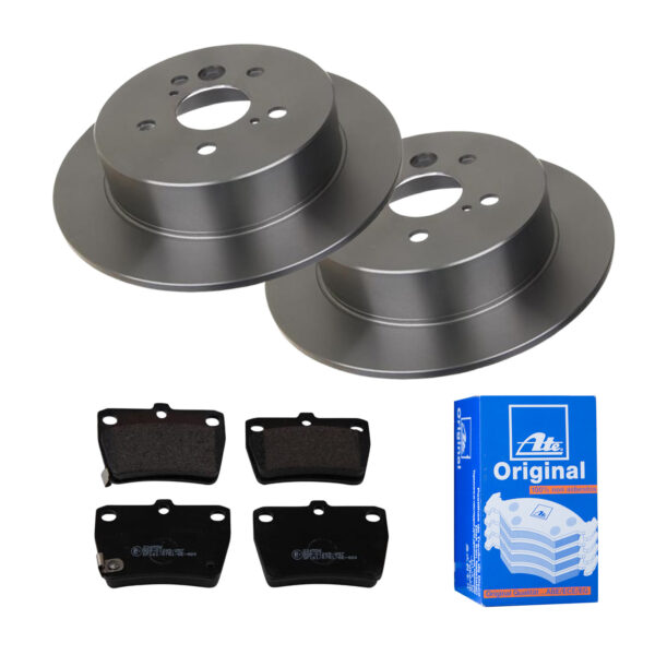 ATE Bremsesæt, skivebremser ijf141hcz8 bagaksel fuld 303mm 9mm for TOYOTA