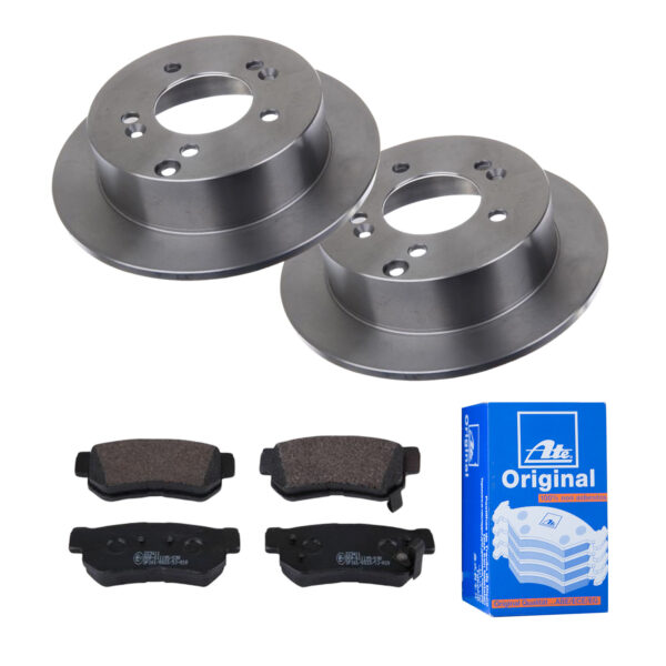 ATE Bremsesæt, skivebremser ijf141hei4 bagaksel fuld 262mm 10mm for HYUNDAI KIA