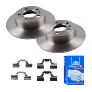 ATE Bremsesæt, skivebremser ijf141hp00 bagaksel fuld 265mm 10mm for RENAULT