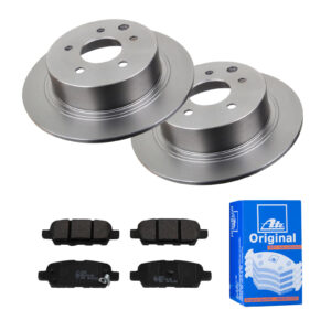 ATE Bremsesæt, skivebremser ijf141huj6 bagaksel fuld 291mm 9mm for NISSAN RENAULT SUZUKI INFINITI