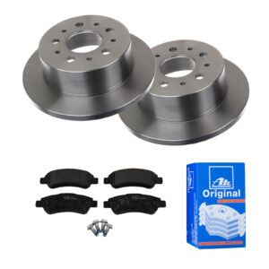 ATE Bremsesæt, skivebremser ijf141hx36 bagaksel fuld 280mm 16mm for PEUGEOT CITROËN FIAT