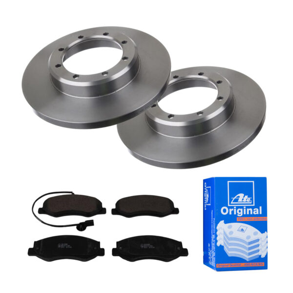 ATE Bremsesæt, skivebremser ijf141hzo6 bagaksel fuld 302mm 18mm for VAUXHALL OPEL RENAULT NISSAN