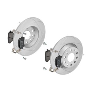 ATE Bremsesæt, skivebremser ijzjsg6cl0 bagaksel fuld 282mm 12mm for VAG SKODA SEAT