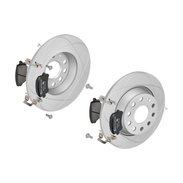ATE Bremsesæt, skivebremser ijzjsg6cl0 bagaksel fuld 282mm 12mm for VAG SKODA SEAT