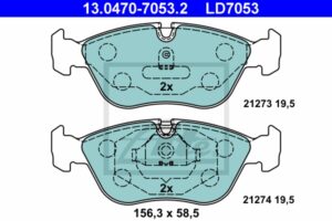 ATE Bremsesæt, skivebremser ijzjsggvo7 foraksel ventileret 302mm 26mm for VOLVO