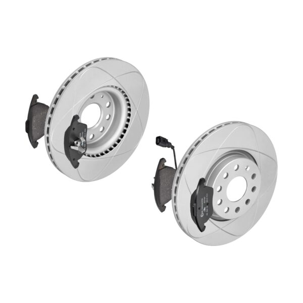 ATE Bremsesæt, skivebremser ijzjsgh8d4 foraksel ventileret 312mm 25mm for VAG SEAT SKODA