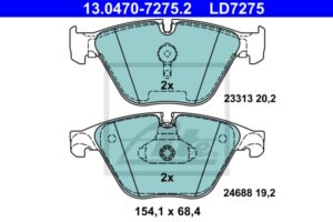 ATE Bremsesæt, skivebremser ijzjsghf14 foraksel ventileret 348mm 30mm for BMW