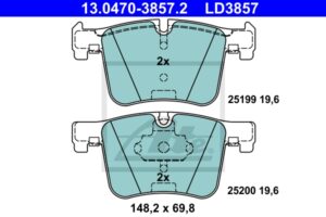 ATE Bremsesæt, skivebremser ijzjsghfp8 foraksel ventileret 328mm 28mm for BMW
