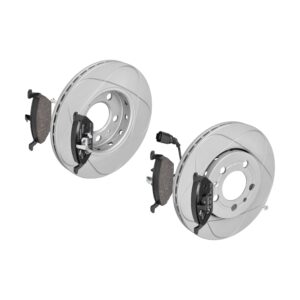 ATE Bremsesæt, skivebremser ijzjsgi2l2 foraksel ventileret 256mm 22mm for SKODA VAG SEAT