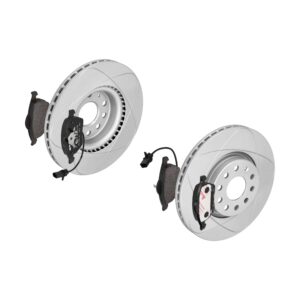 ATE Bremsesæt, skivebremser ijzjsgi5f4 foraksel ventileret 312mm 25mm for SKODA VAG SEAT