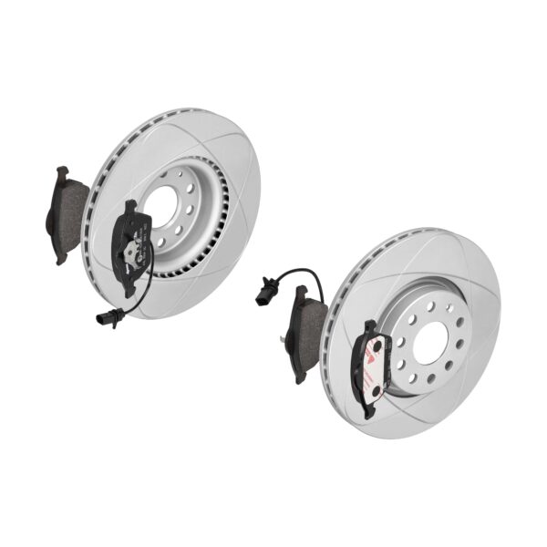 ATE Bremsesæt, skivebremser ijzjsgi5f4 foraksel ventileret 312mm 25mm for SKODA VAG SEAT