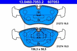ATE Bremsesæt, skivebremser ijzjsgiif2 foraksel ventileret 302mm 26mm for VOLVO